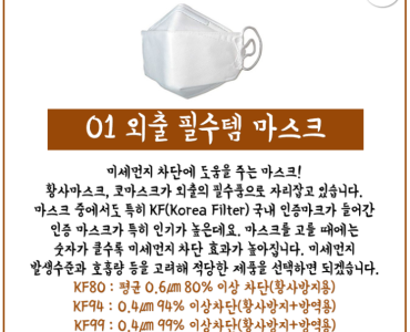 봄철 미세먼지 필수아이템 6 이미지
