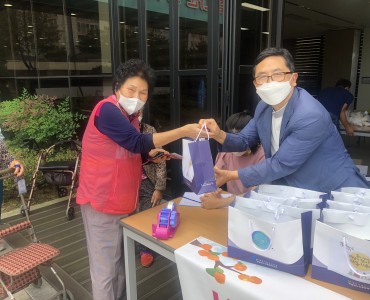 추석맞이 사랑의 물품키트 나눔행사를 진행했습니다. 이미지