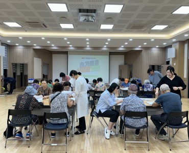 경희대와 함께하는 '어르신 건강밥상' 프로그램 이미지