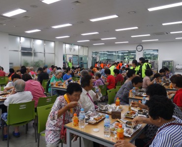 급식지원사업 추석 특식, 대체식 제공 이미지